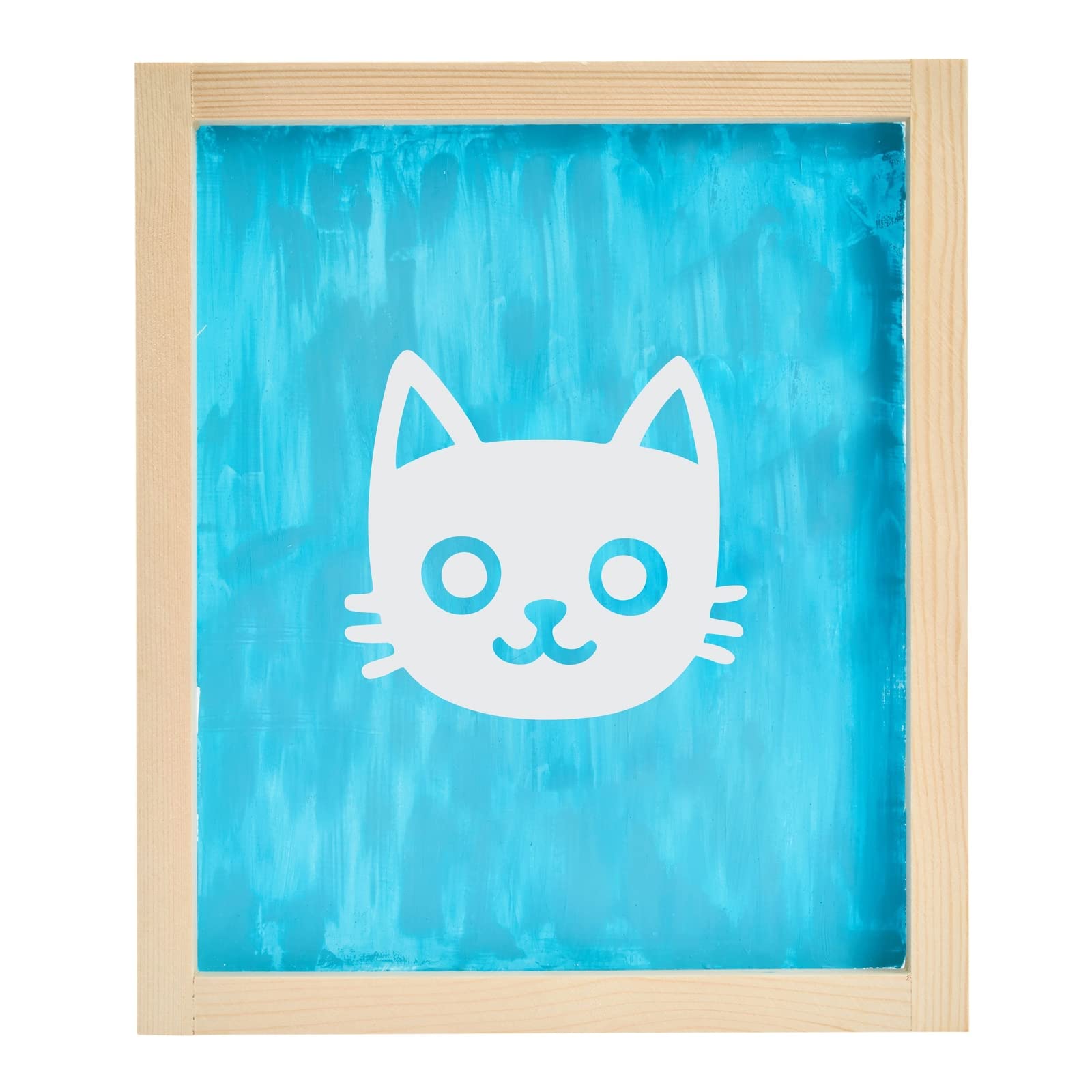 Bright Creations 6 Pack Wood Silk Screen Printing Frame Kit for Beginners and Kids, 10x12 Wood Frame, 110 White Mesh