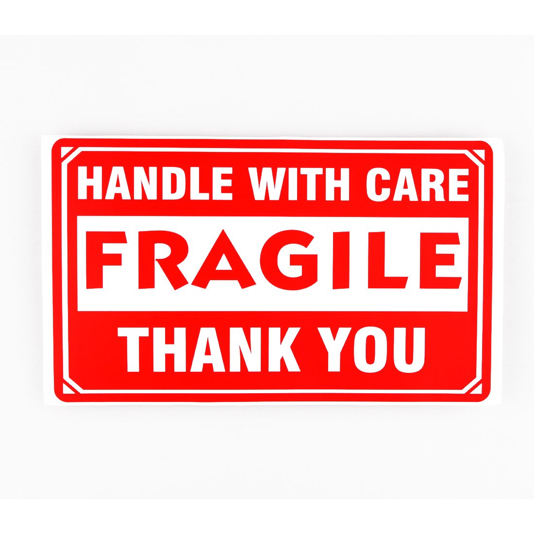 50 3x5 Fragile Handle with Care Sticker Personalized Packaging Labels Custom Label Sheets