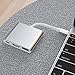 NAGFAK USB C to HDMI Multiport Adapter USB 3.1 to HDMI 4K Video Converter/USB 3.0 hub Port PD Quick Charging Port with Large Projection for 2015/16/17/18 MacBook/MacBook Pro