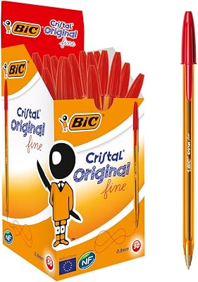 872720 Kugelschreiber Cristal Original fine (mit Kappe, 0.3 mm) Schachtel à 50 Stück, rot