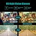 Myiaur Night Vision Glasses, Aviator Night Driving Glasses for Men&Women, Anti Glare Vision Yellow Glasses for Driving
