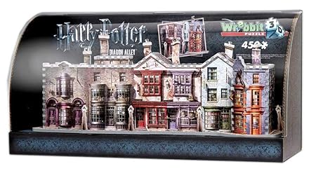 Harry Potter Built-Up Demo 3D Puzzle in Display Case Diagon Alley Wrebbit