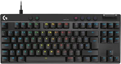 Logitech G PRO X TKL RAPID Wired Gaming Keyboard UK