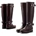 Bottes De Pluie Femme AONEGOLD - Bottes En Caoutchouc Hautes Wellington Imperméables Et Confortables