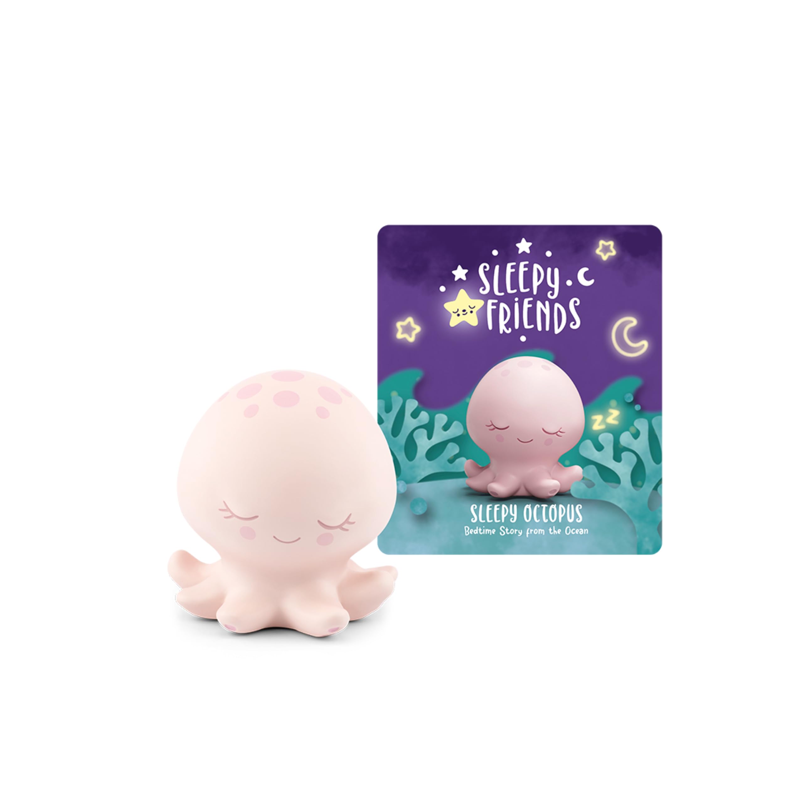 Tonies Sleepy Friends: Bedtime Story from The Ocean Audio Toy Figurine Featuring Sleepy Octopus