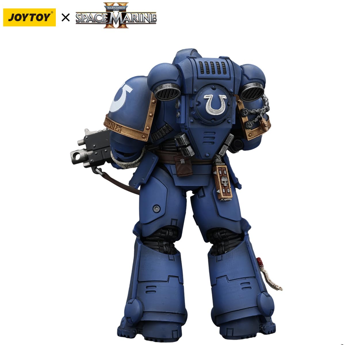 HiPlay JOYTOY Warhammer 40K Space Marines 2 - Uitramarines Brother Chairon JT00072, Game Special Limited Edition, 1/18 Scale Collectible Action Figure