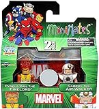 Marvel Minimates Exclusive Pyreus Kril the Firelord & Gabriel the Air-walker