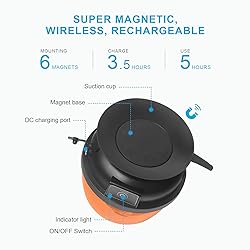 Agrieyes Magnetic Beacon Light Wireless, Class I
