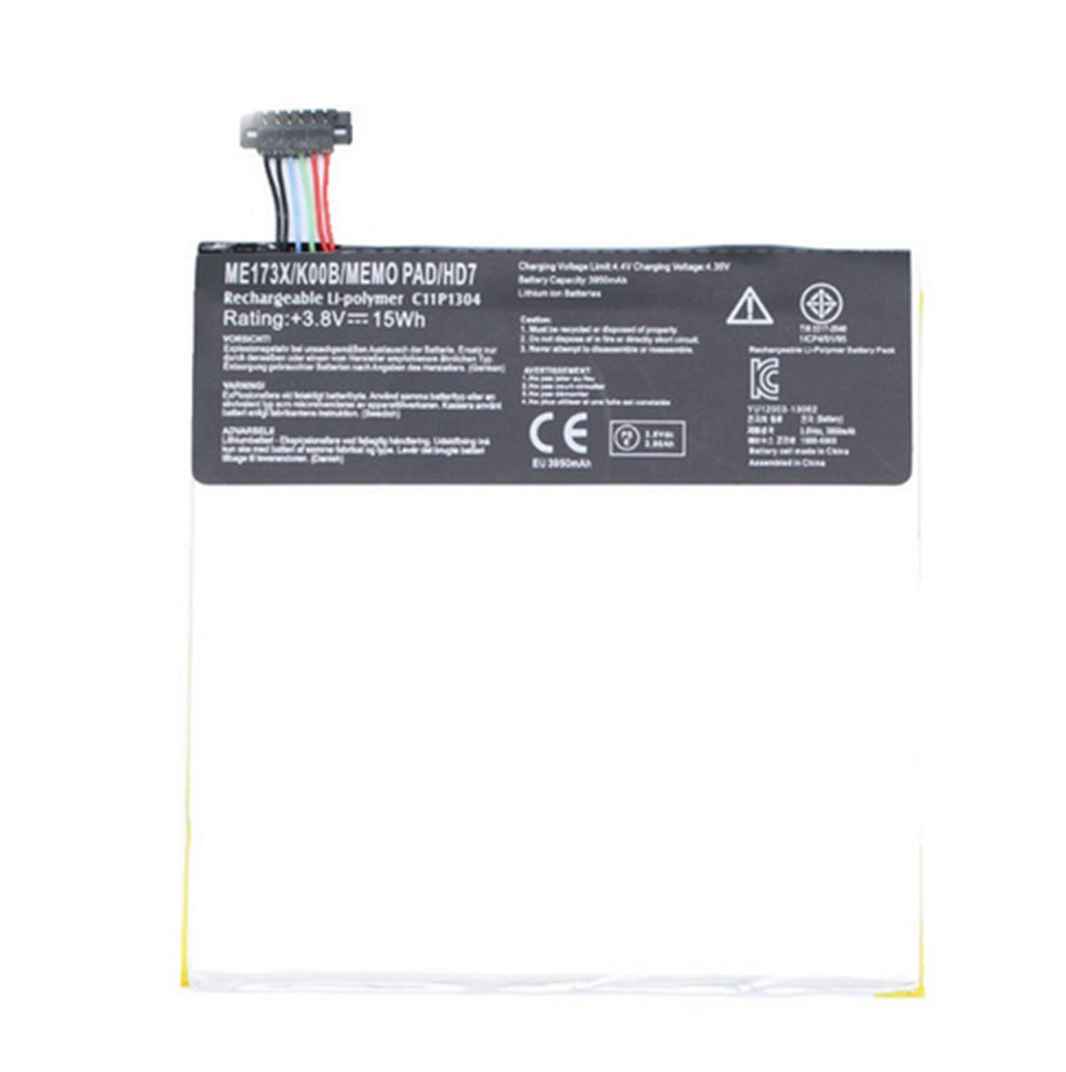 C11P1304 Laptop Battery for Asus MEMO PAD HD 7 ME173X K00B（3.8V 3910mAh 15Wh）