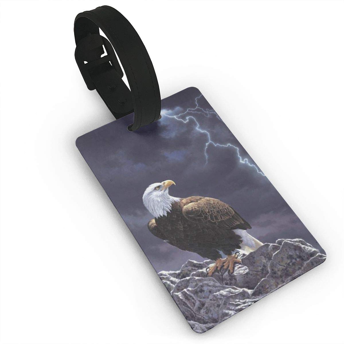 Amazoncom Zp Ccyf Bald Eagle Funny Luggage Tags Travel