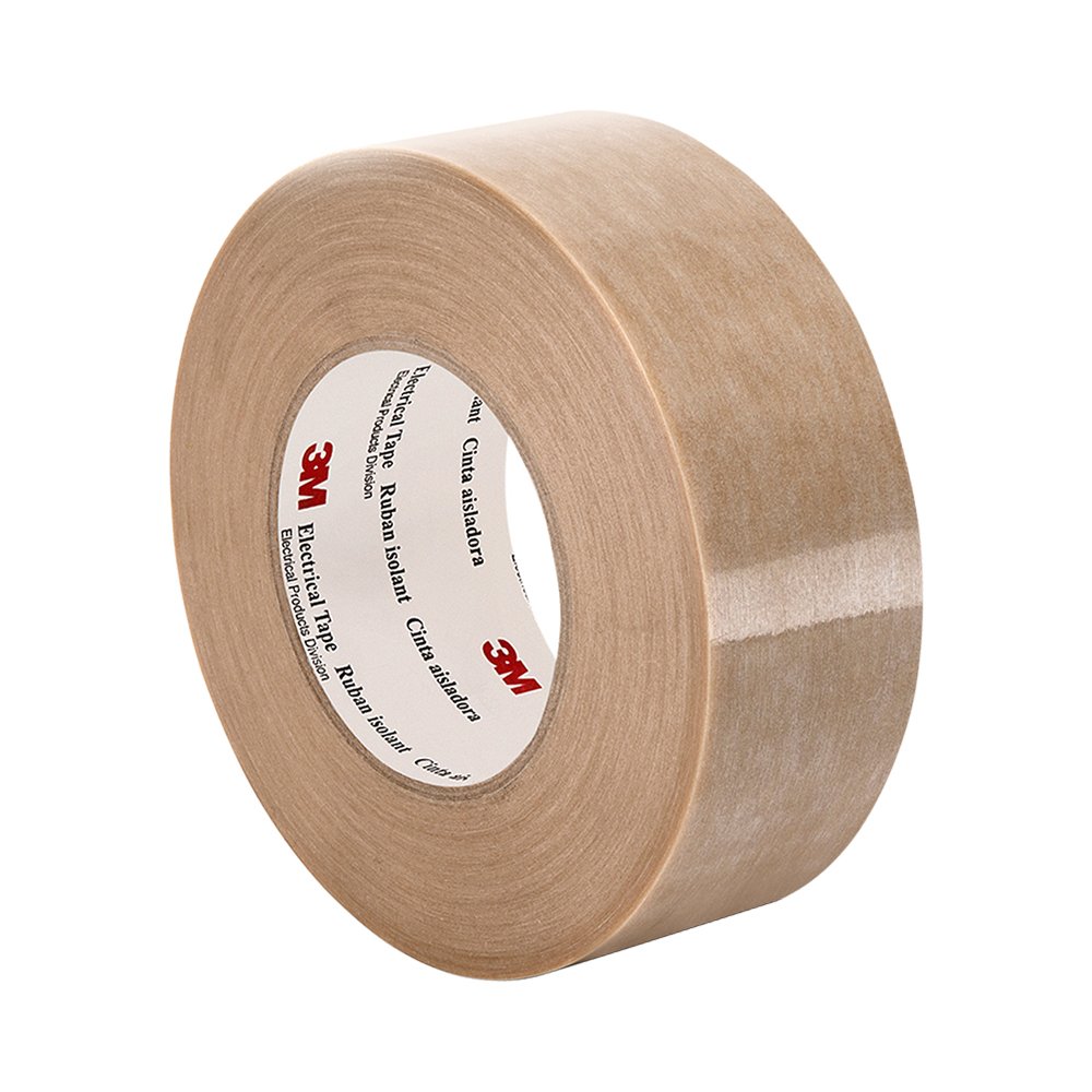 TapeCase 44HT 1.625" x 90yd Tan High-Tack Electrical Tape, 5" Thick, 90" Length, 1.63" Width