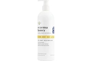 ECZEMA HONEY Oatmeal Body Lotion - Hand & Body Cream for Eczema Relief - Natural Dry Skin Repair (16 Oz)
