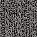 mDesign Cotton Non-Slip Soft Bathroom Rug, Absorbent Bath Mat - Water Plush for Bathroom Floor, Bathtub, Shower - Machine Washable - 2 Pack - Charcoal/Dark Gray