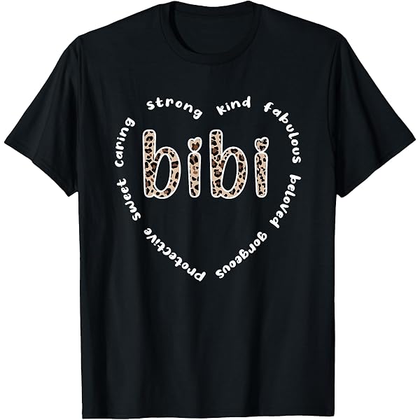 Amazon.com: Bibi Definition Bibi Grandma Bibi Grandmother T-Shirt