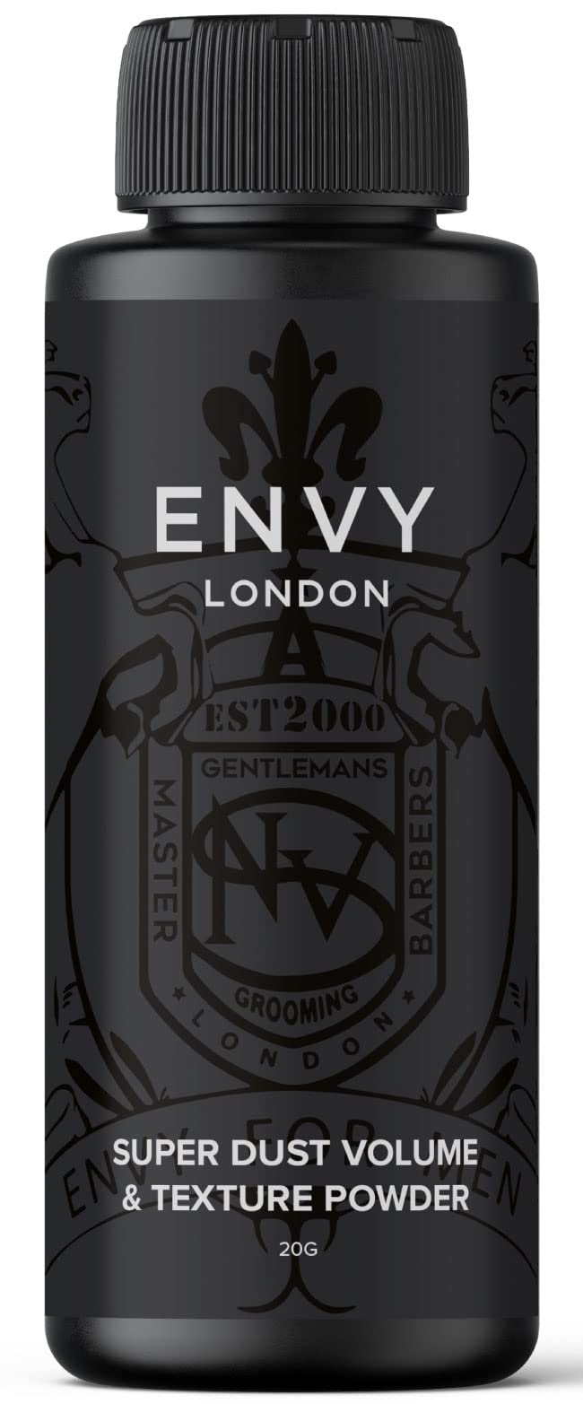Envy Grooming London | Super Dust Volume & Texture Powder 20g | Medium Hold | Melon Scented | Matte Finish | Cruelty-Free Formula | Perfect for Everyday Styles