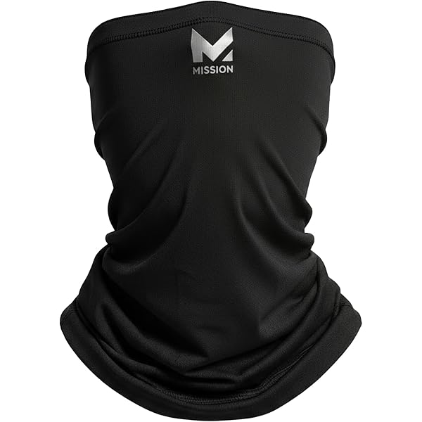 MISSION Cooling Multi-Use Neck Gaiter Face Mask, UPF 50