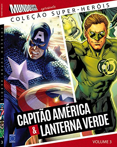 Livro Capitão América e Lanterna Verde Volume 3. Coleção Super Heróis