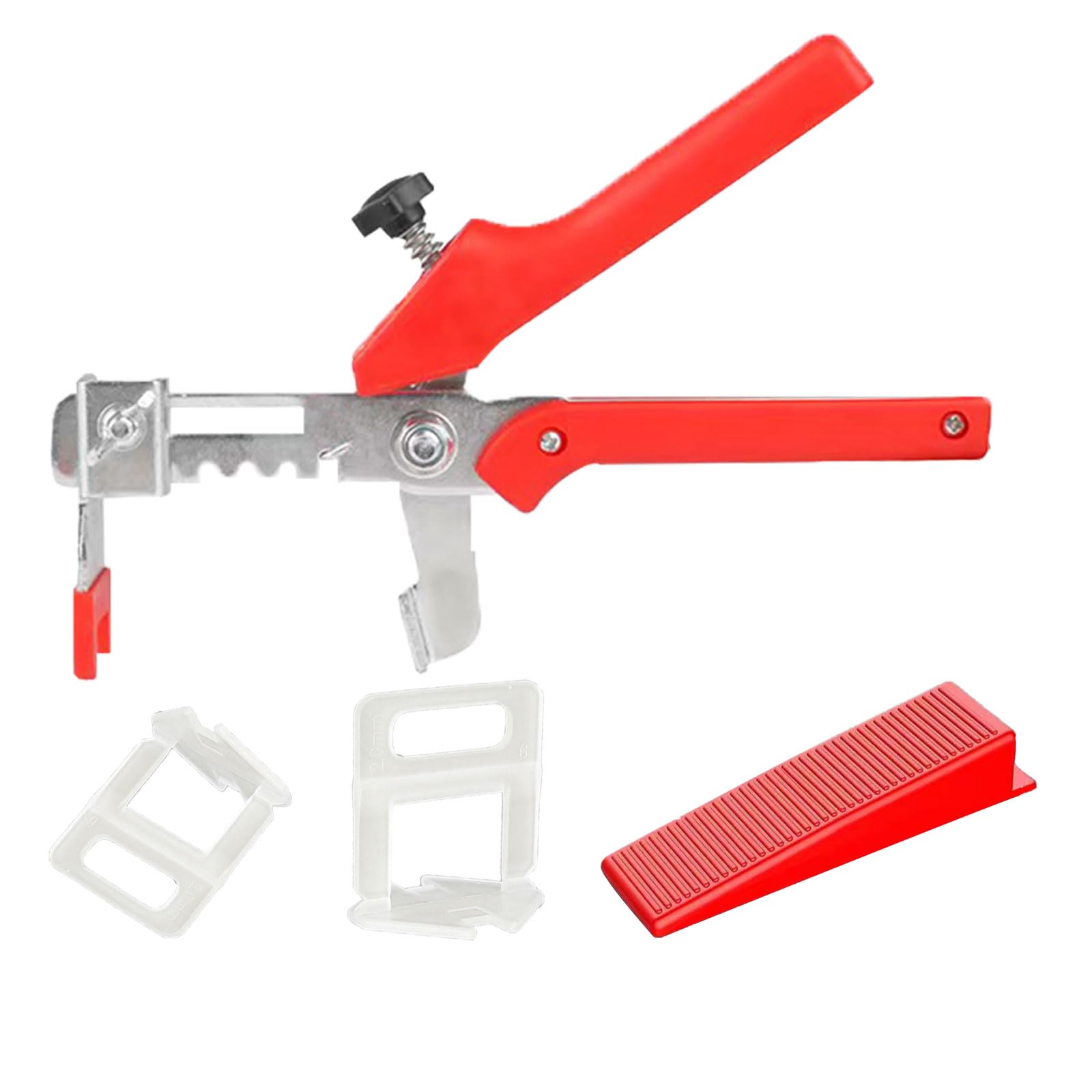 601pcs Tile Leveling System 2mm Tiles Leveler Spacers,500 Pcs Leveling Spacer Clips,100 Pcs Reusable Wedges & 1 Installation Pliers,Tile Leveling System Kits for Floor Wall Tile Leveling — image 1
