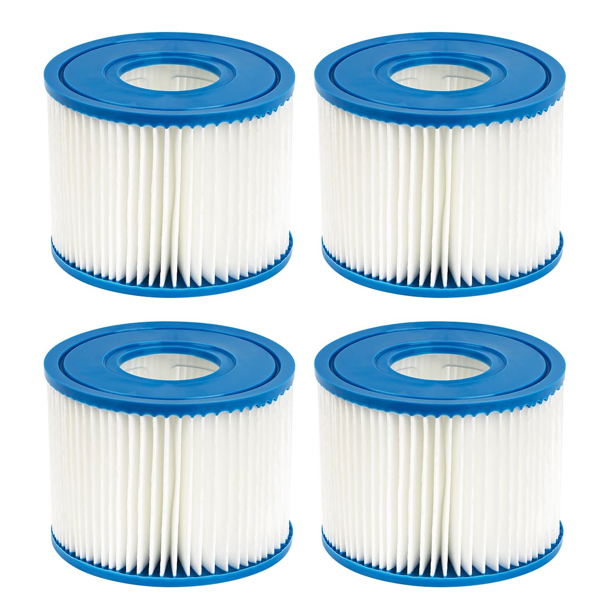Benfosh 4 x Compatible PureSpa Pool Filter Cartridges Type S1 for 29001E PureSpa Inflatable Swimming Pool Filter Catridge