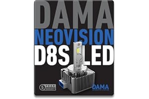 DAMA D8S NEO VISION Driving Light Lamps 12V 35W 6000K 8000lm PK32d-1 21018NV / Pack of 2