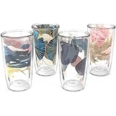 Tervis Autumn Gold Collection Made in USA Double Walled Insulated Tumbler Travel Cup Keeps Drinks Cold & Hot, 16oz - 4pk, Asst