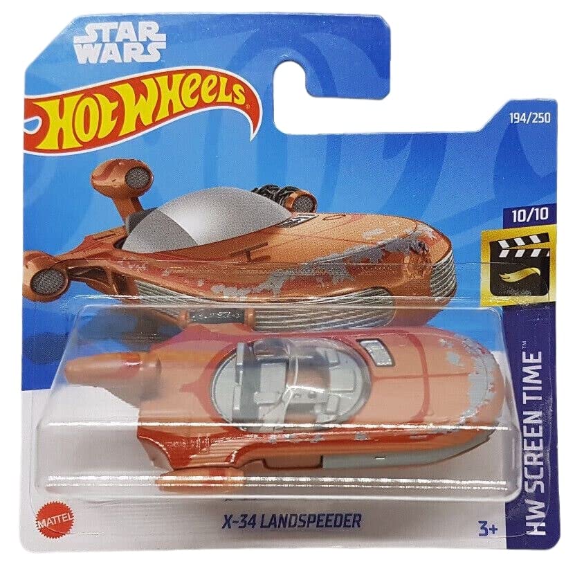 Hot Wheels - X-34 Landspeeder - HW Screen Time 10/10 - HCT60 - Short Card - Star Wars - Mattel 2022