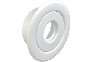 KNUPP CO. Recessed Fire Sprinkler Escutcheon 1/2 in. IPS - 2 Piece Short in White - Depth Adjustment Range up to 1/2 in. for Fire Sprinkler Trim