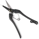 Wablade Japanese Pruning Scissors for Stem Base Cuts, 8.2 in, Made in Japan | Single-Edge Japanese garden shears for thicker stems &amp; base cutting; clean controlled cuts up to 0.39" (10 mm), forged steel.