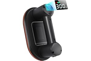 FLYGENERAL Battery Suction Cup, 10" Tile Suction Cup, Dual Brushless Motors, 4000mAh Battery (10H Runtime), LCD Display for 300 KG / 660 lbs Suction Power Heavy Duty Lifting.