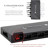 Thermalright FAN ARGB HUB x8 Controller SATA Power for PC PWM ARGB Fans Lighting view 2