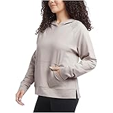 Danskin Women's Long Sleeve Melange Hoodie Pullover with Kangaroo Pocket