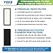 VEVA Genuine 8000 Elite Pro Series Air Purifier 2 HEPA Filters & 8 Carbon Pre-Filters - Removes Allergens, Smoke, Dust, Pet Dander & Odor Air Cleaner Home & Office