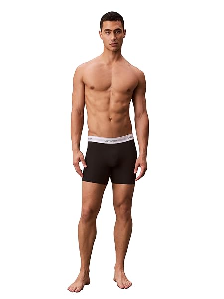 CALVIN KLEIN MEN’S ICON COTTON STRETCH 3-PACK BOXER BRIEF
