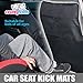 Kick Mats Car Seat Protectors With Organizer By Cruisy Kids - Deluxe 2 Pack Large Backseat Seat Cover - Best Auto Child Safety Seat Accessories For Your Car Or SUV