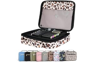 HAWGON Bible Cover for Women - Bible Case for Men Multi-Functional Stationery Organizer - Pencil Case Organizers - Bible Study Supplies for Home, Office, Travel - 11"x8"x2.5" -Beige Base