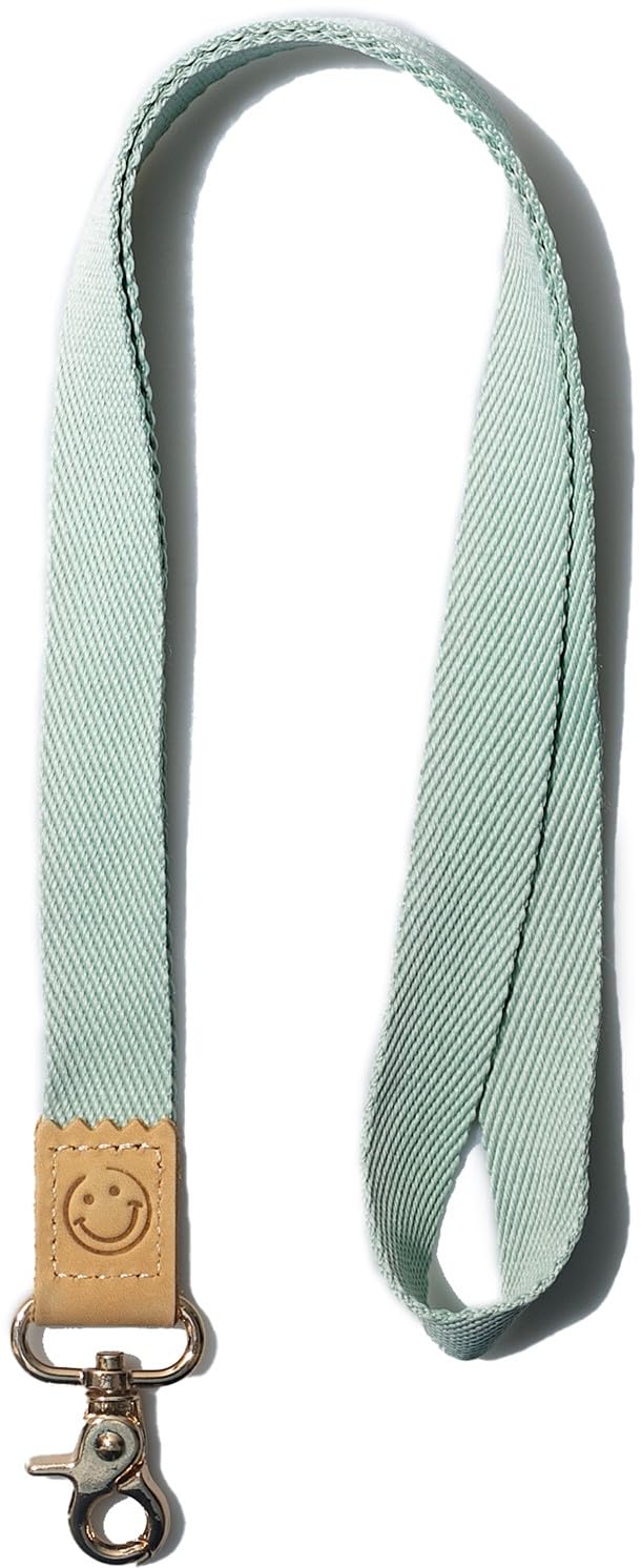 DQL Long Key Fob, Lanyard for Women, Neck Lanyard Keychain Holder for Men and Women - Cool Lanyards for Keys Wallet and ID Badge Holder, Green, Lange