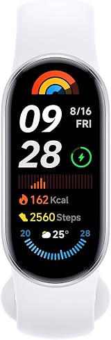 Xiaomi Smart Band 9 Fitness Tracker AMOLED 1.64 inch 1200 nits SpO2 HR view 2