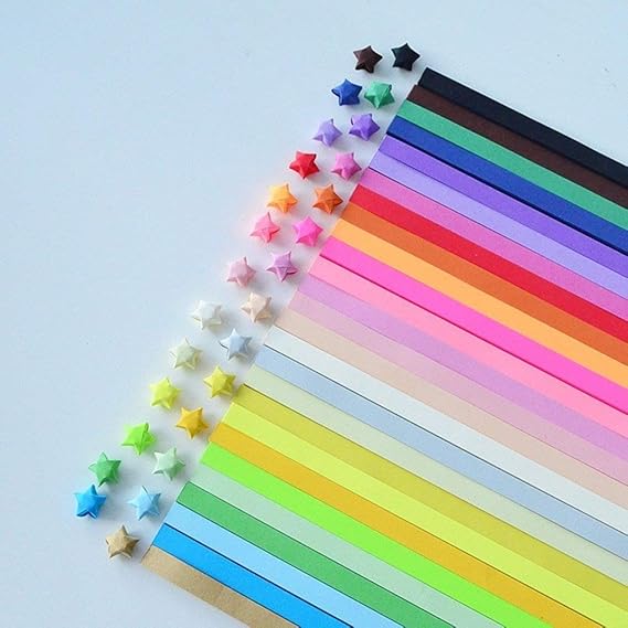 Papierstreifenguyin Origami Papier Sterne Lucky Star