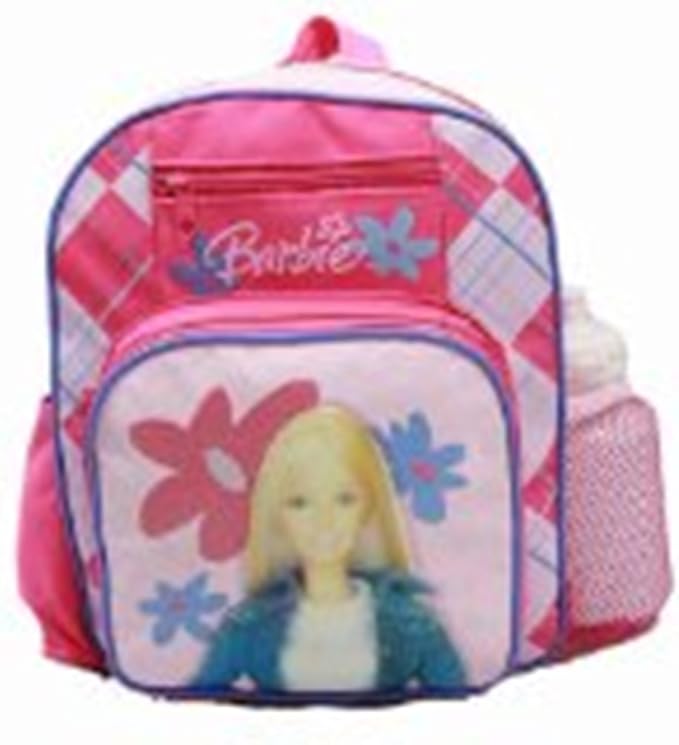Small Backpack Barbie with Water Bottle Pink Doll Amazon.co.uk