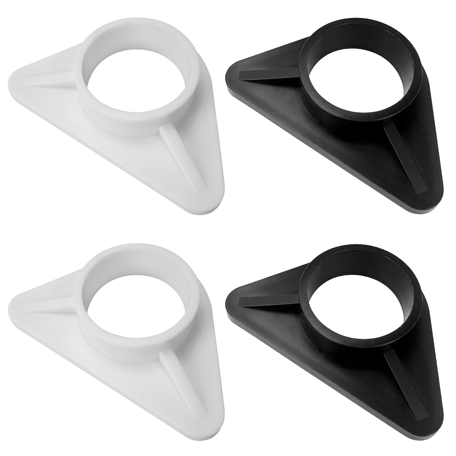 4Pcs Sink Reinforcement with Diameter 36 mm Inner Bore for Stainless Steel Sinks,Stabilization Plate for Faucets,Stabilization Triangle Kitchen Taps,Sink Fitting Stabiliser Against Swinging