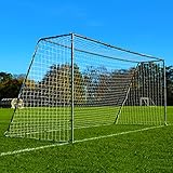 Net World Sports Forza Steel42 Soccer Goal | Premium Backyard Soccer Goals Juniors | Weatherproof Steel Goals | Choose Your Size