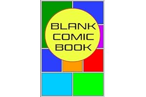 Blank Comic Book: Create & Draw Your Own Comics & Graphic Novels - 6x9 Pocket Sized - No Speech Bubbles - Each Page Is Blank On Back