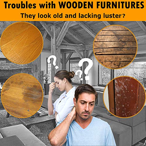 SUFFICIENT SET Beeswax wood seasoning, Organic wood restoration beeswax