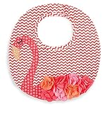 Mud Pie Baby-Girls Newborn Flamingo Bib, Multi, One Size