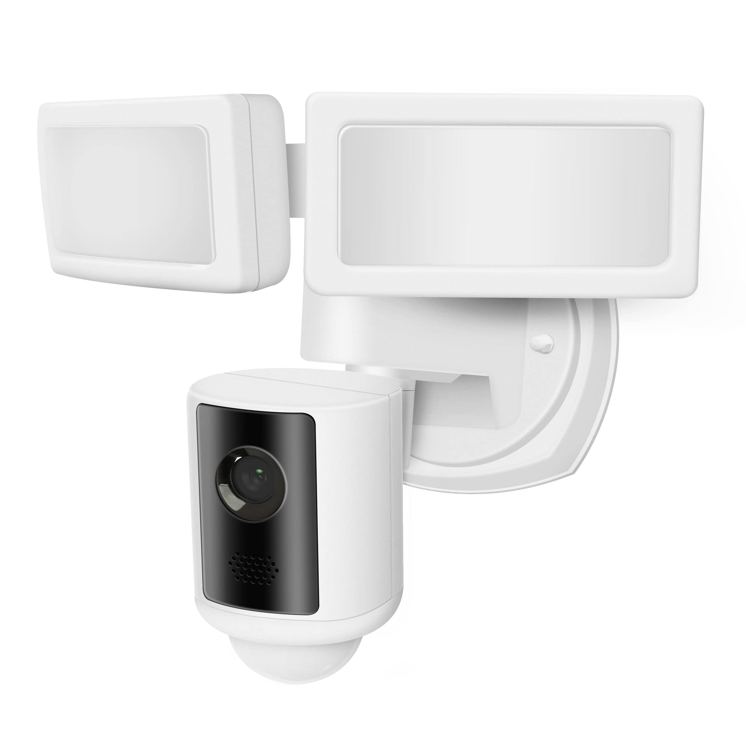 Photo 1 of Feit Electric SEC3000/CAM/WIFI Outdoor LED Smart Security Camera with Motion Sensor, 2-Way Audio, 39-Watt Floodlight, Works with Alexa and Google Asst, Alarm, Hardwired, 128 GB Micro SD Card Storage