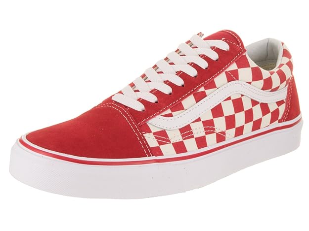 Vans Old Skool Checkerboard Sneaker schwarz/weiß
