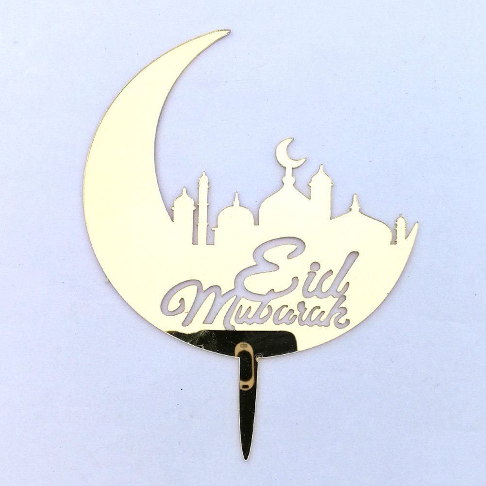 Napravi Rs Accessoires De Decoration Ustensiles A Patisserie Taille Unique Aid Moubarak Ramadan Mariage Acrylique Gateau Musulmane Islam Paillettes Indiquant Decor Acrylique Moubarak Gezichta Gateau De Mariage 2