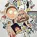 50pcs and 85pcs Drama Rick and Morty Stickers Decal For Snowboard Laptop Luggage Car Fridge DIY Styling Vinyl Home Decor Make Your Home Look New and Unique (85 PC)