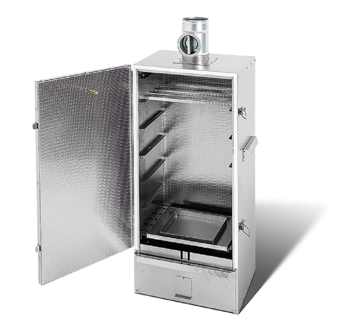 Isolierter und geprägter Smoki Räucherofen: 85cm hoch - Nr. 8543