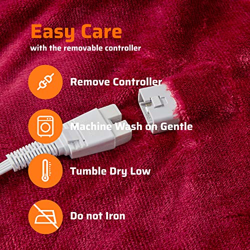 Sherpa Soft California King Electric Blanket with Dual Controls